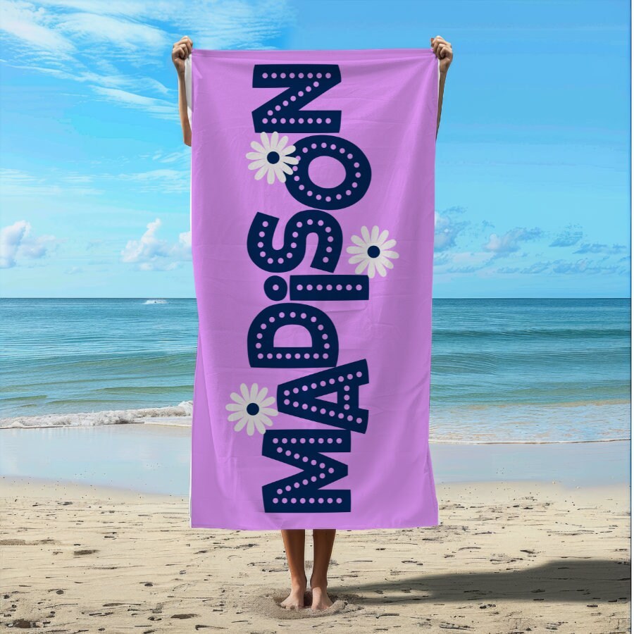 Personalized Lovely Kid Towel for Summer & Beach | CWTowel182