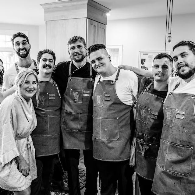 Personalized Name on Canvas Apron with Pockets for Unisex Adult | Apron22