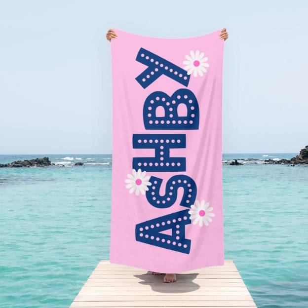 Personalized Lovely Kid Towel for Summer & Beach | CWTowel182