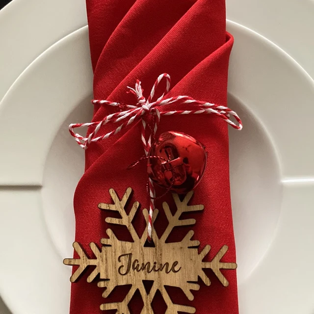 Personalized Christmas Snowflake Place Names Decorations | MCGift37