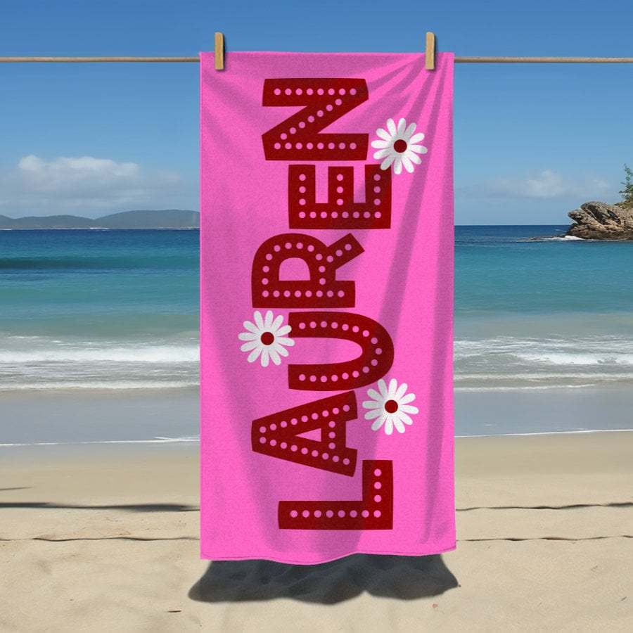 Personalized Lovely Kid Towel for Summer & Beach | CWTowel182