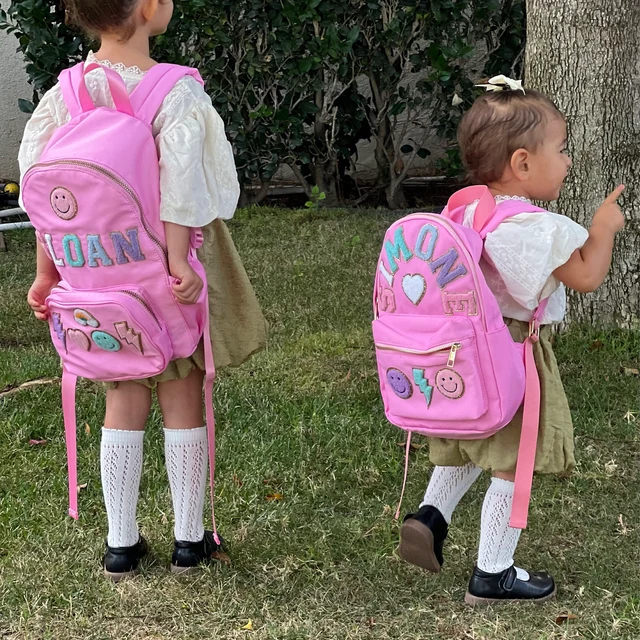 Personalized Hand Patch Kids Funny Backpack