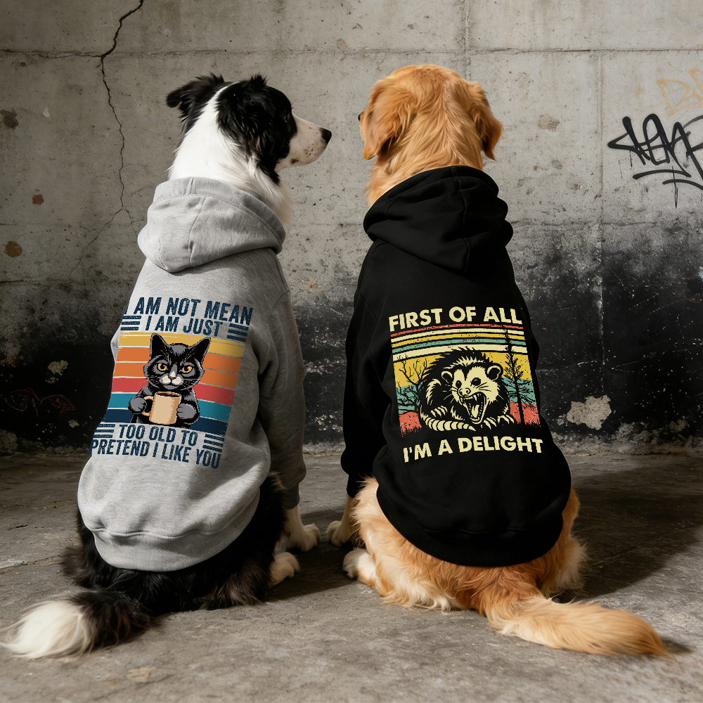 I AM NOT MEAN Puppy Hoodie | BKPet329