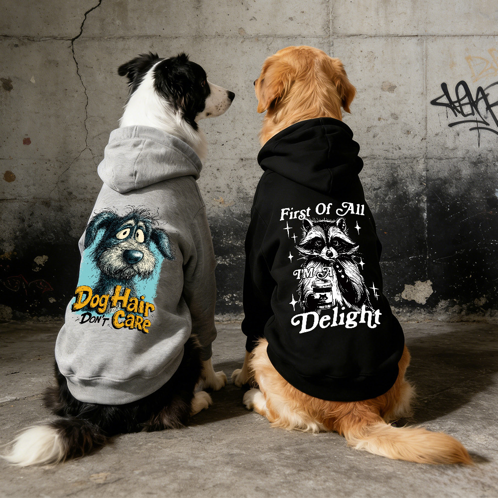 DOG HAIR DON'T CARE Puppy Hoodie | BKPet333