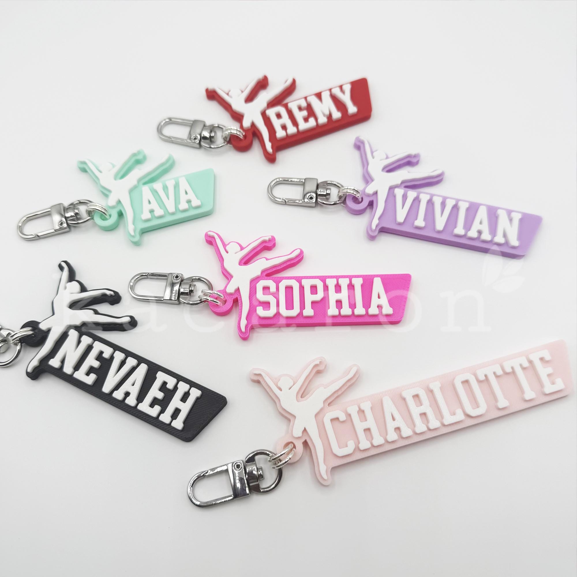 Personalized 3D Printed Name Keychains Tag | CWGift55