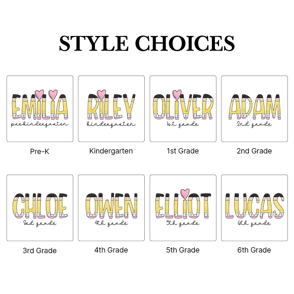 Personalized First Day Of Back To School Shirt | CWSchool09