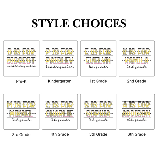 Personalized First Day Of Back To School Shirt | CWSchool12