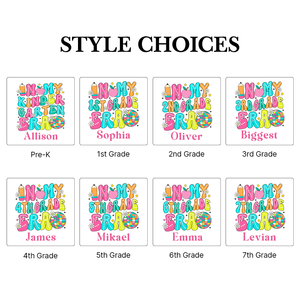 Personalized First Day Of Back To School Shirt | CWSchool19