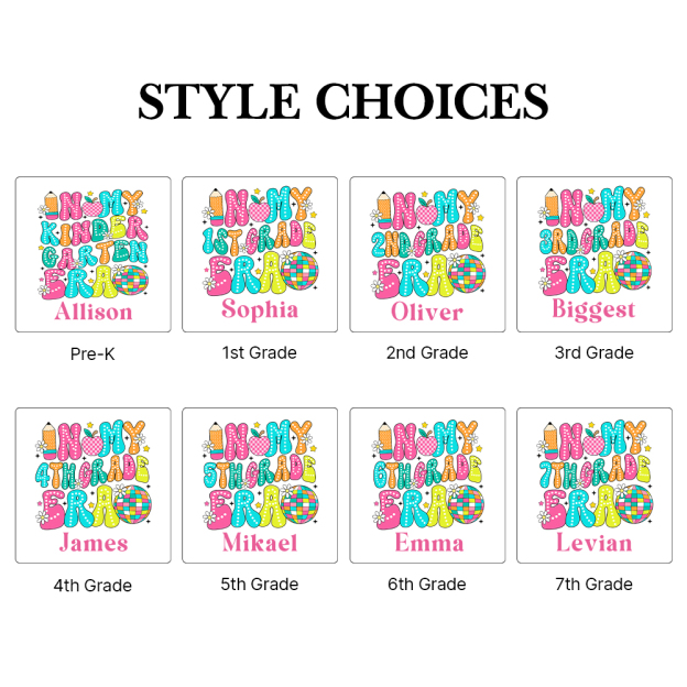 Personalized First Day Of Back To School Shirt | CWSchool19