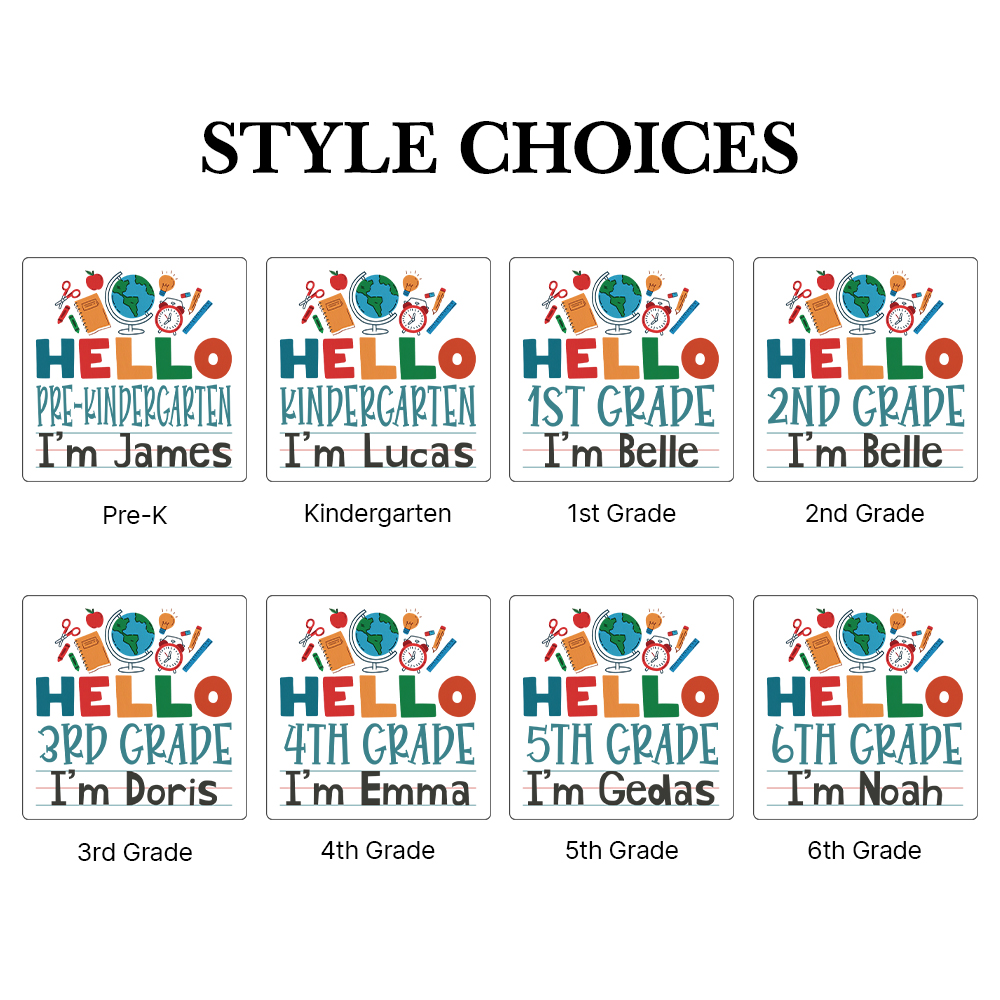 Personalized First Day Of Back To School Shirt | CWSchool31