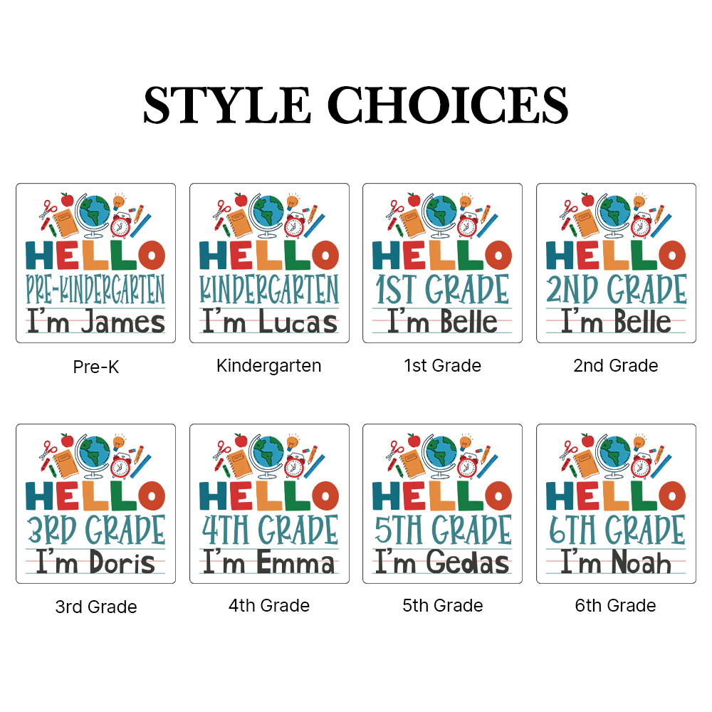 Personalized First Day Of Back To School Shirt | CWSchool31