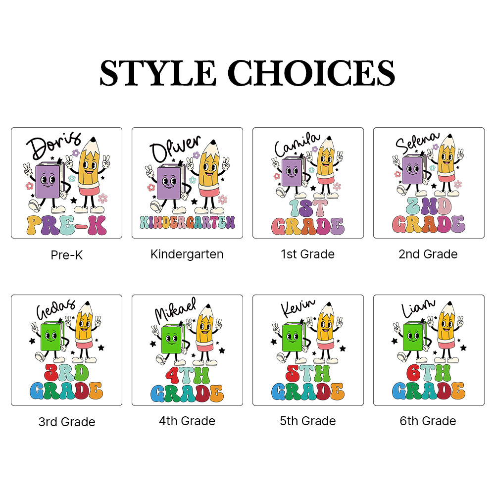 Personalized First Day Of Back To School Shirt | CWSchool32