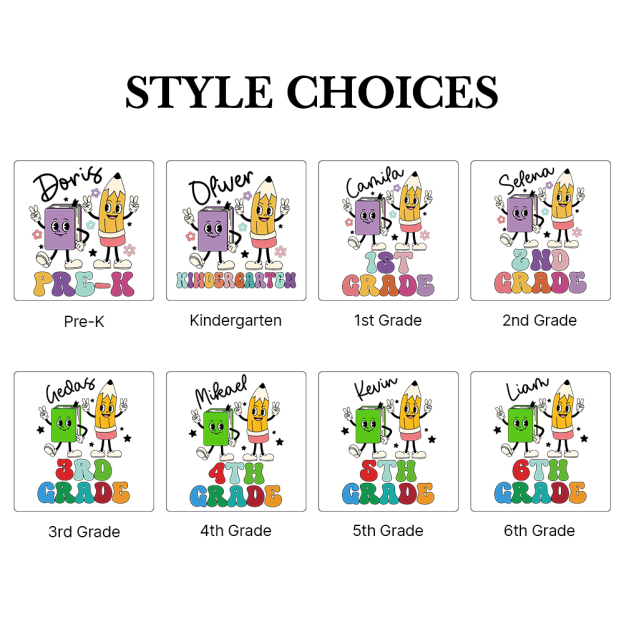 Personalized First Day Of Back To School Shirt | CWSchool32