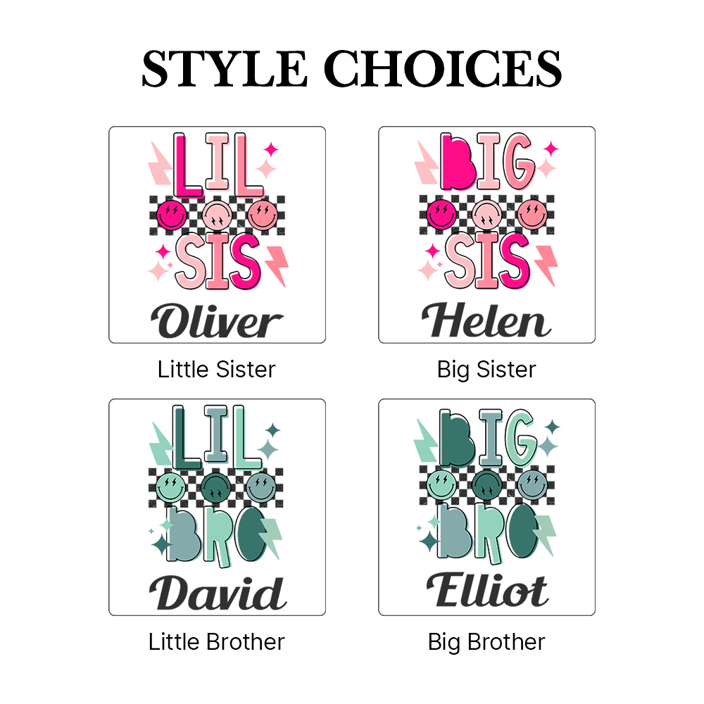 Personalized Matching Sibling Shirts | CWSibling03