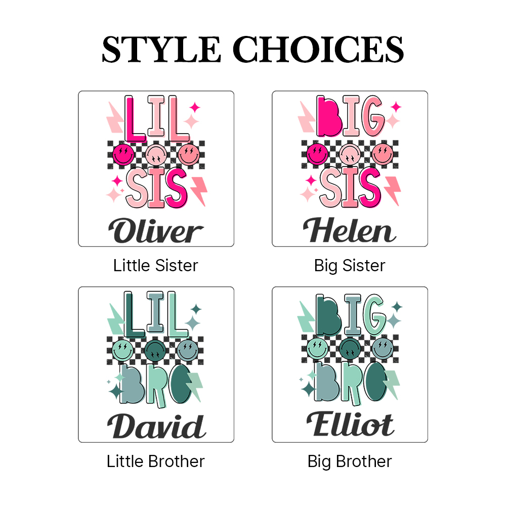 Personalized Matching Sibling Shirts | CWSibling03