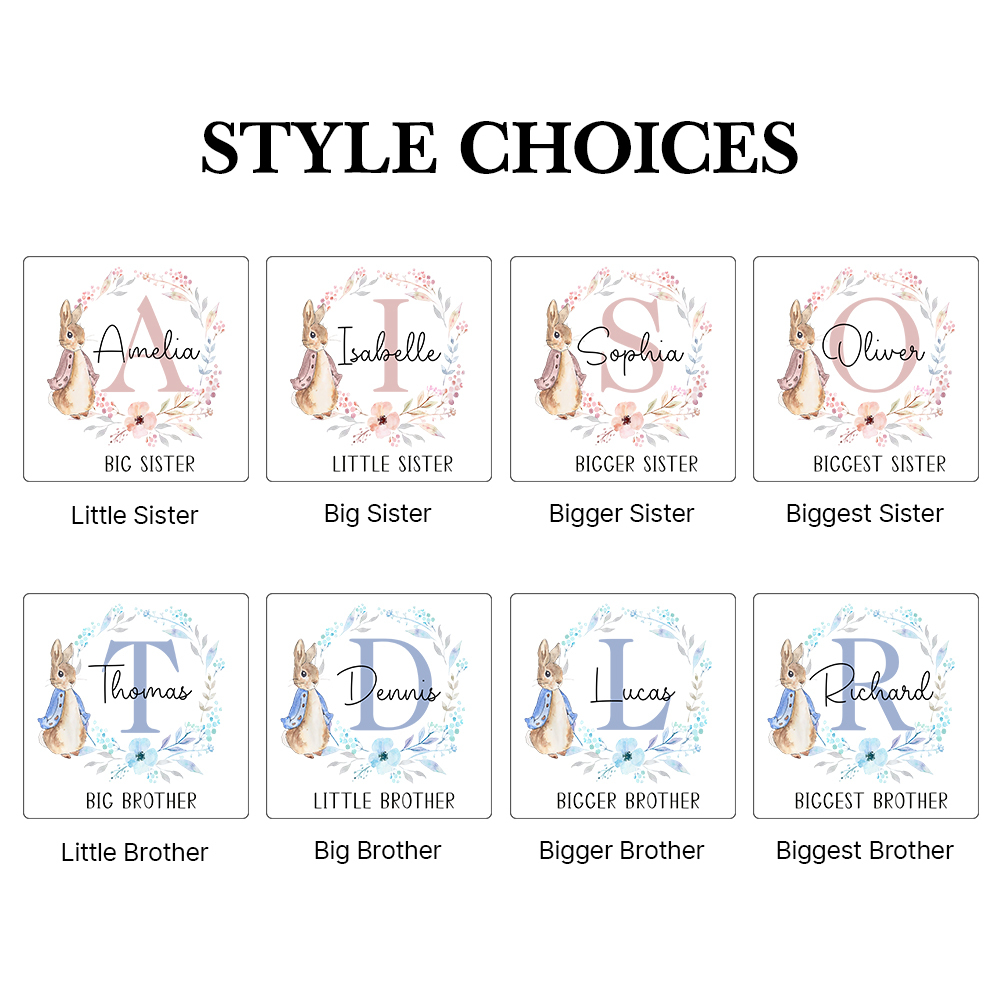 Personalized Matching Sibling Shirts | CWSibling05