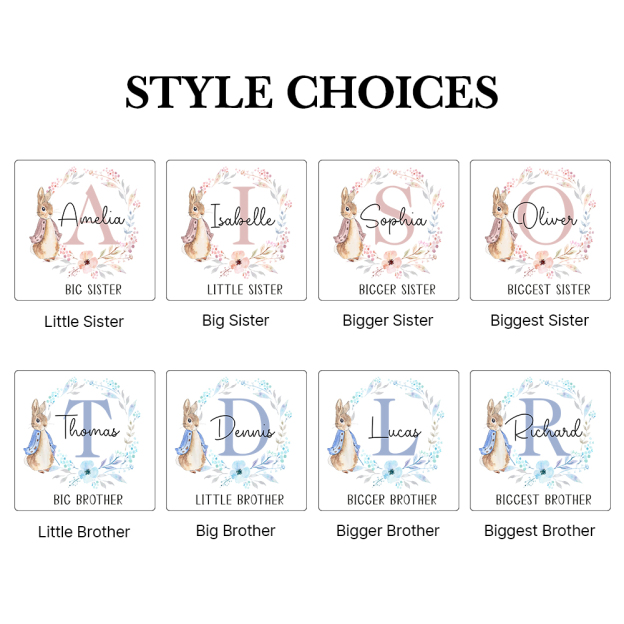 Personalized Matching Sibling Shirts | CWSibling05