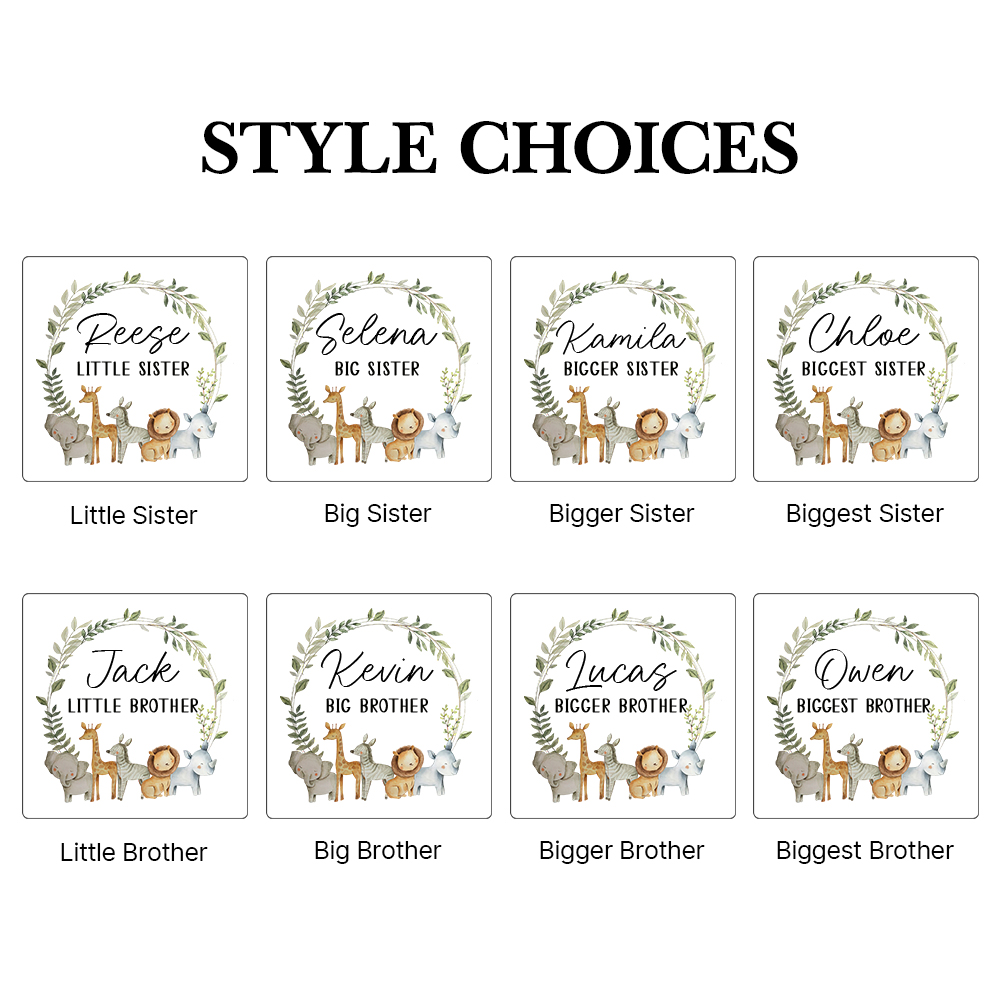 Personalized Matching Sibling Shirts | CWSibling06