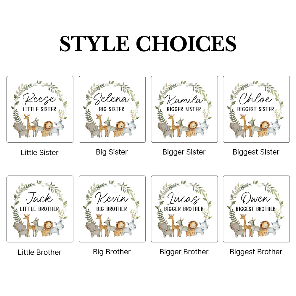 Personalized Matching Sibling Shirts | CWSibling06