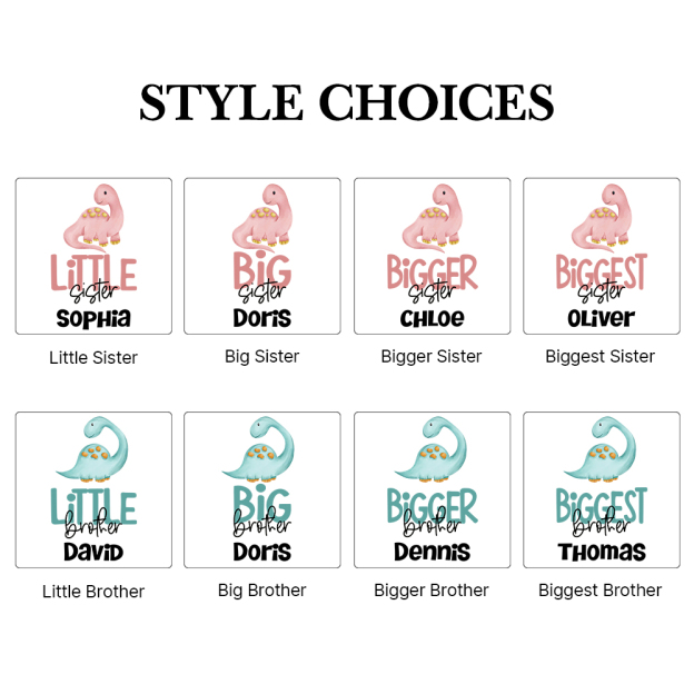 Personalized Matching Sibling Shirts | CWSibling08