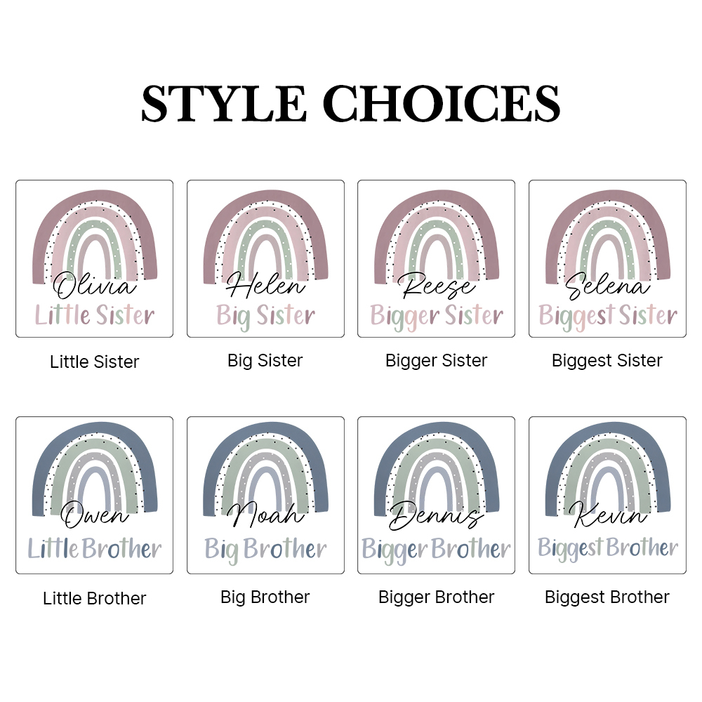 Personalized Matching Sibling Shirts | CWSibling09