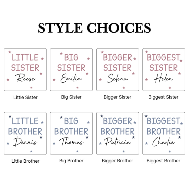 Personalized Matching Sibling Shirts | CWSibling10