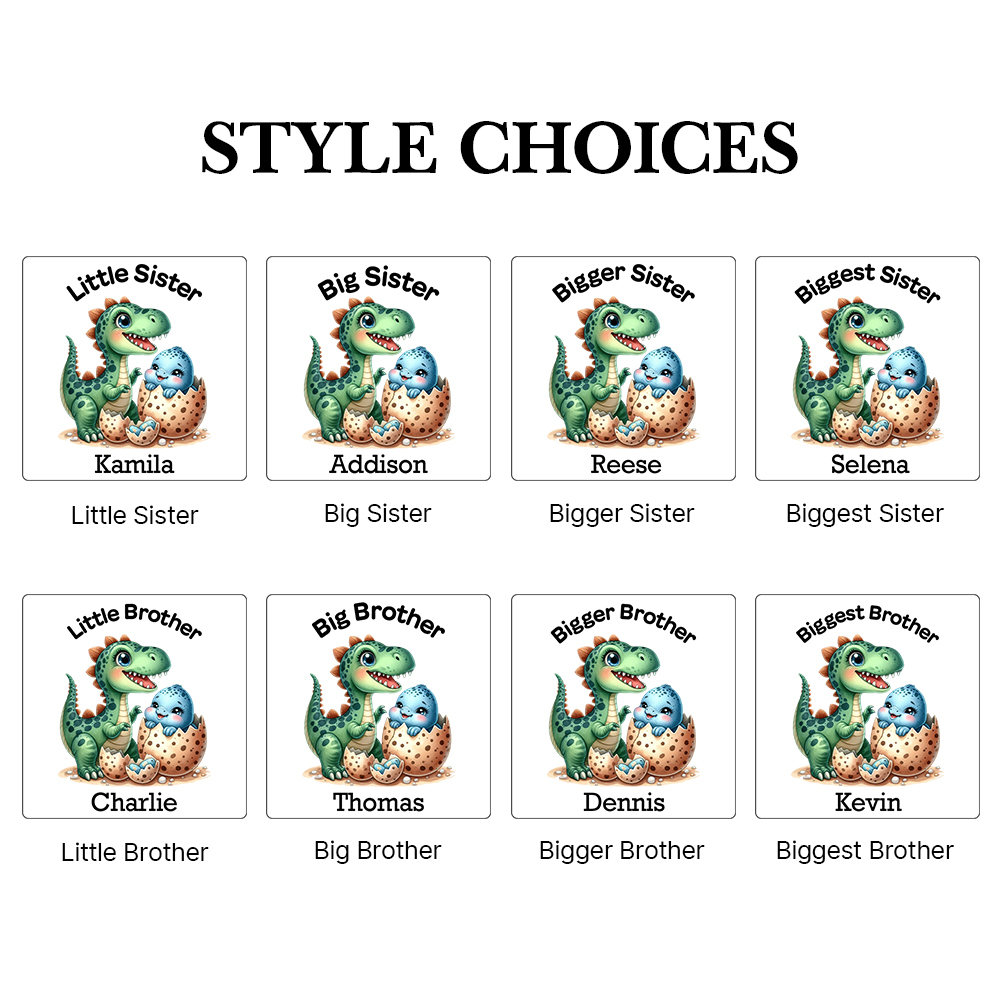 Personalized Matching Sibling Shirts | CWSibling13