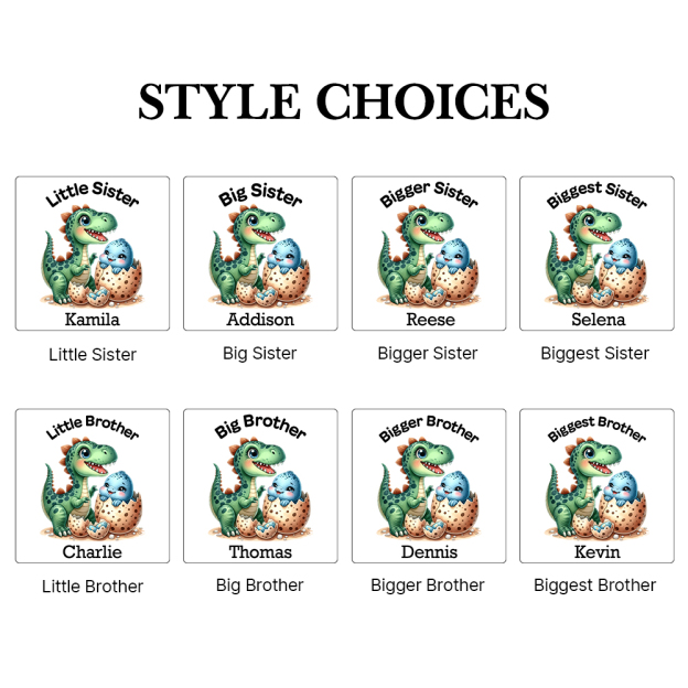 Personalized Matching Sibling Shirts | CWSibling13