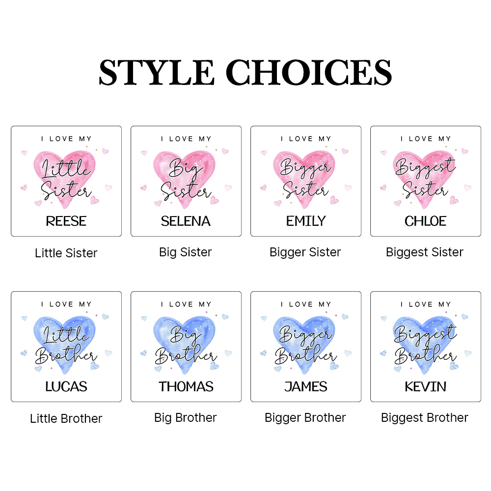 Personalized Matching Sibling Shirts | CWSibling16