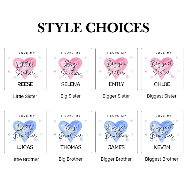 Personalized Matching Sibling Shirts | CWSibling16