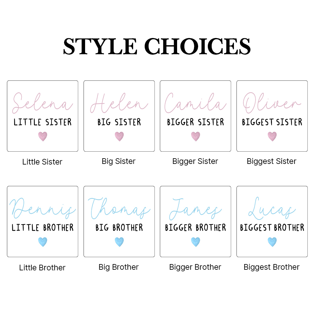 Personalized Matching Sibling Shirts | CWSibling18