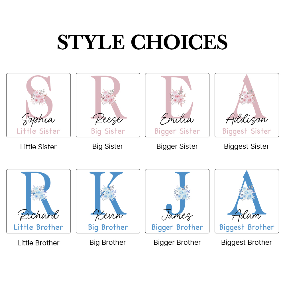 Personalized Matching Sibling Shirts | CWSibling19