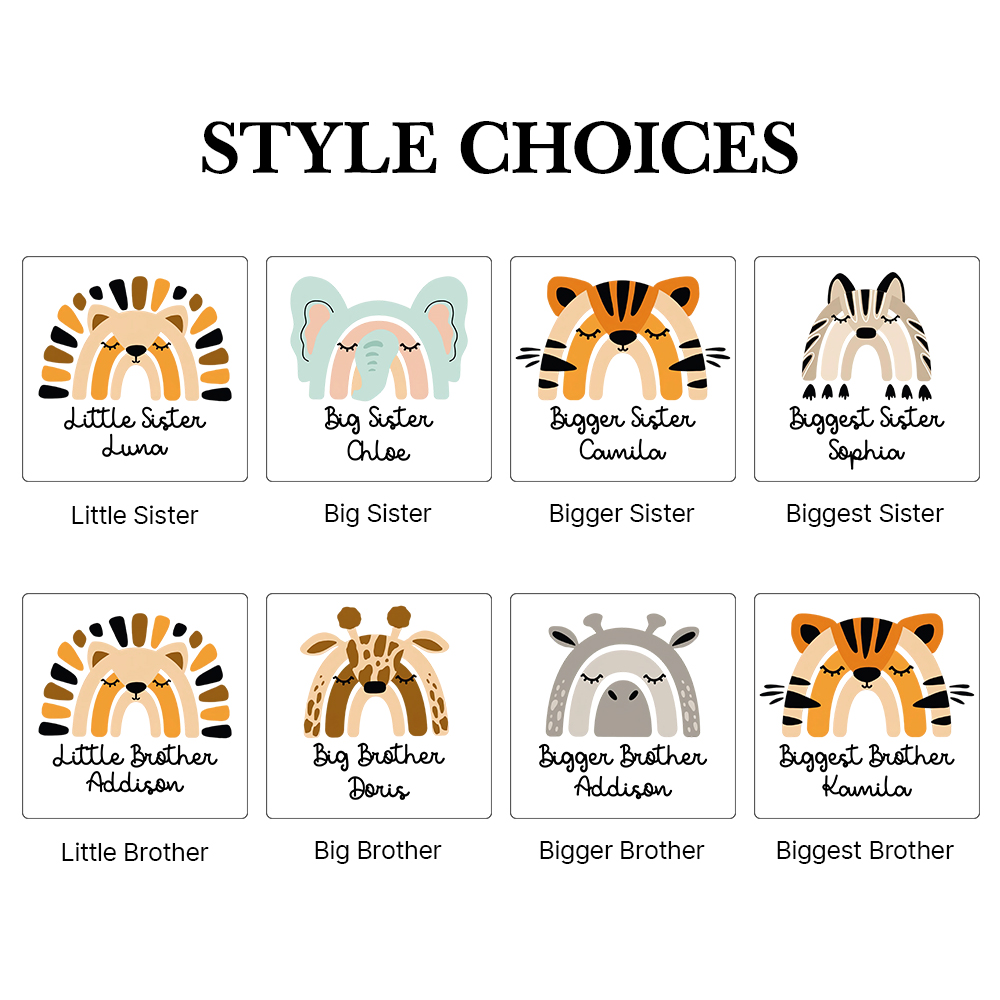 Personalized Matching Sibling Shirts | CWSibling22