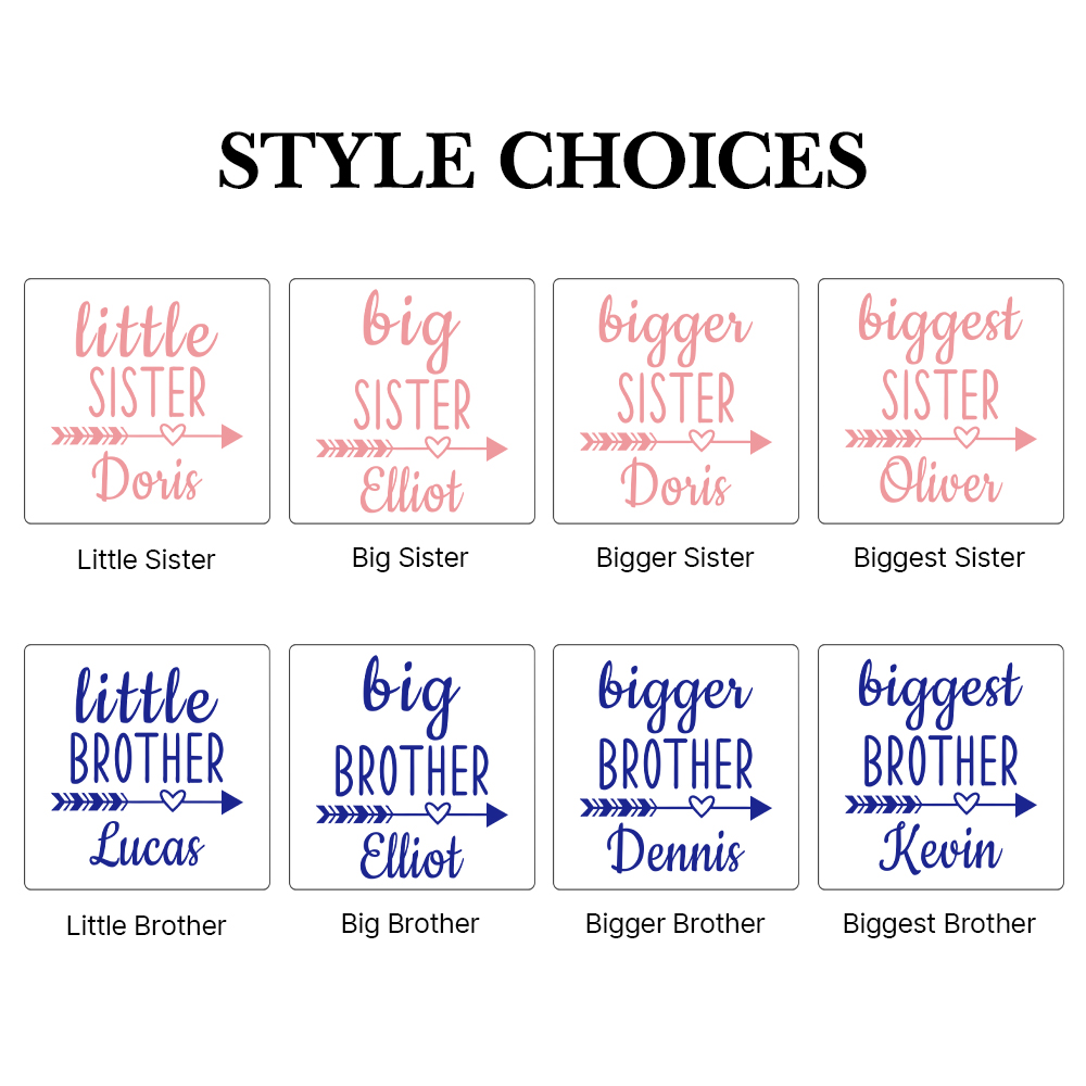 Personalized Matching Sibling Shirts | CWSibling25