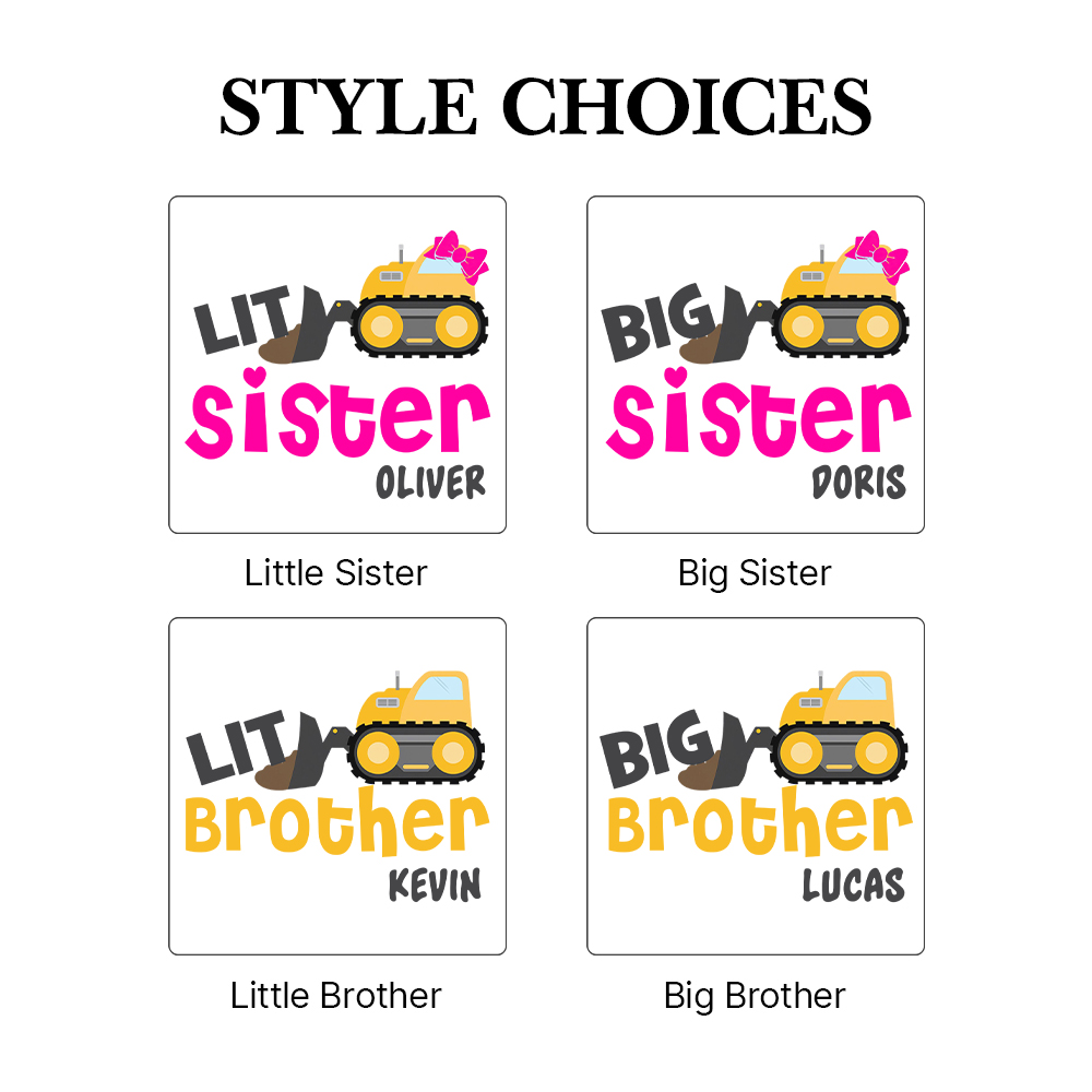 Personalized Matching Sibling Shirts | CWSibling26