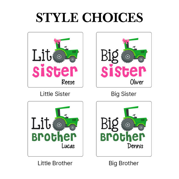 Personalized Matching Sibling Shirts | CWSibling27