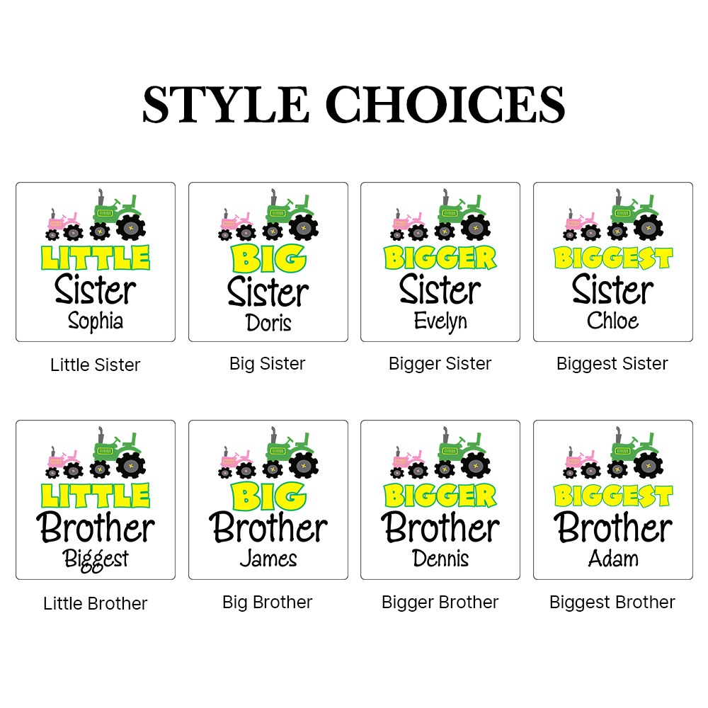 Personalized Matching Sibling Shirts | CWSibling28