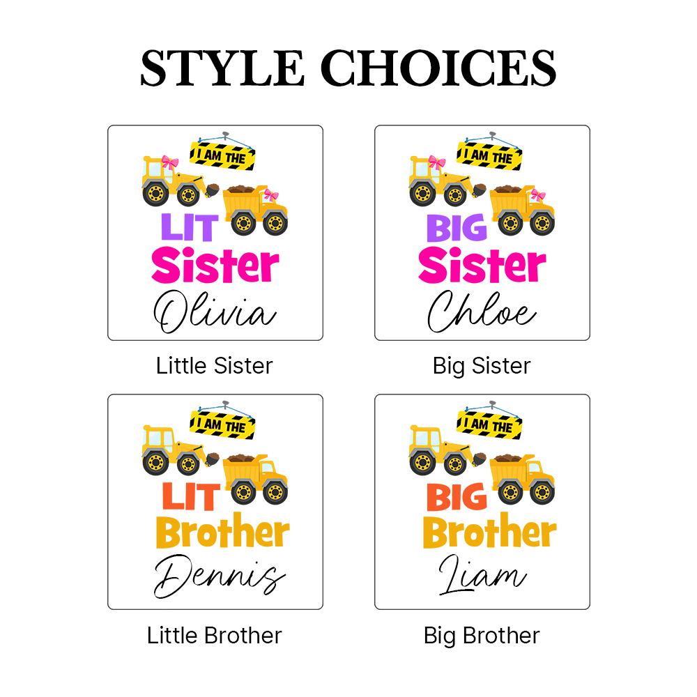 Personalized Matching Sibling Shirts | CWSibling29