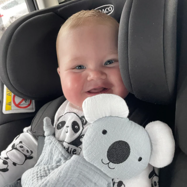 Personalized Baby Embroidery Organic Cotton Koala Toy | CWToy26