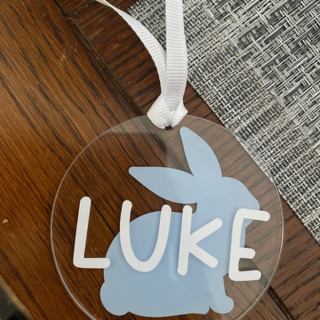 Personalized Easter Basket Name Tag | CWEaster32