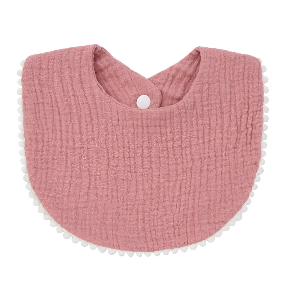 Personalized Embroidered Monogrammed Baby Muslin Bib | CWBaby214