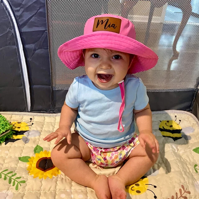 Personalized Leather Patch Bucket Hat for Comfort & Unique | CWBeach43