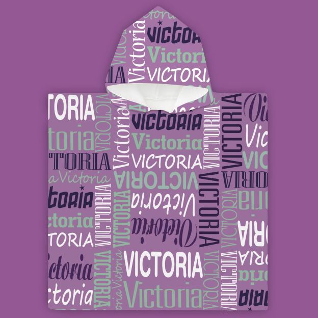 Personalized Hooded Beach Towel for Summer & Beach | CWHTowel17