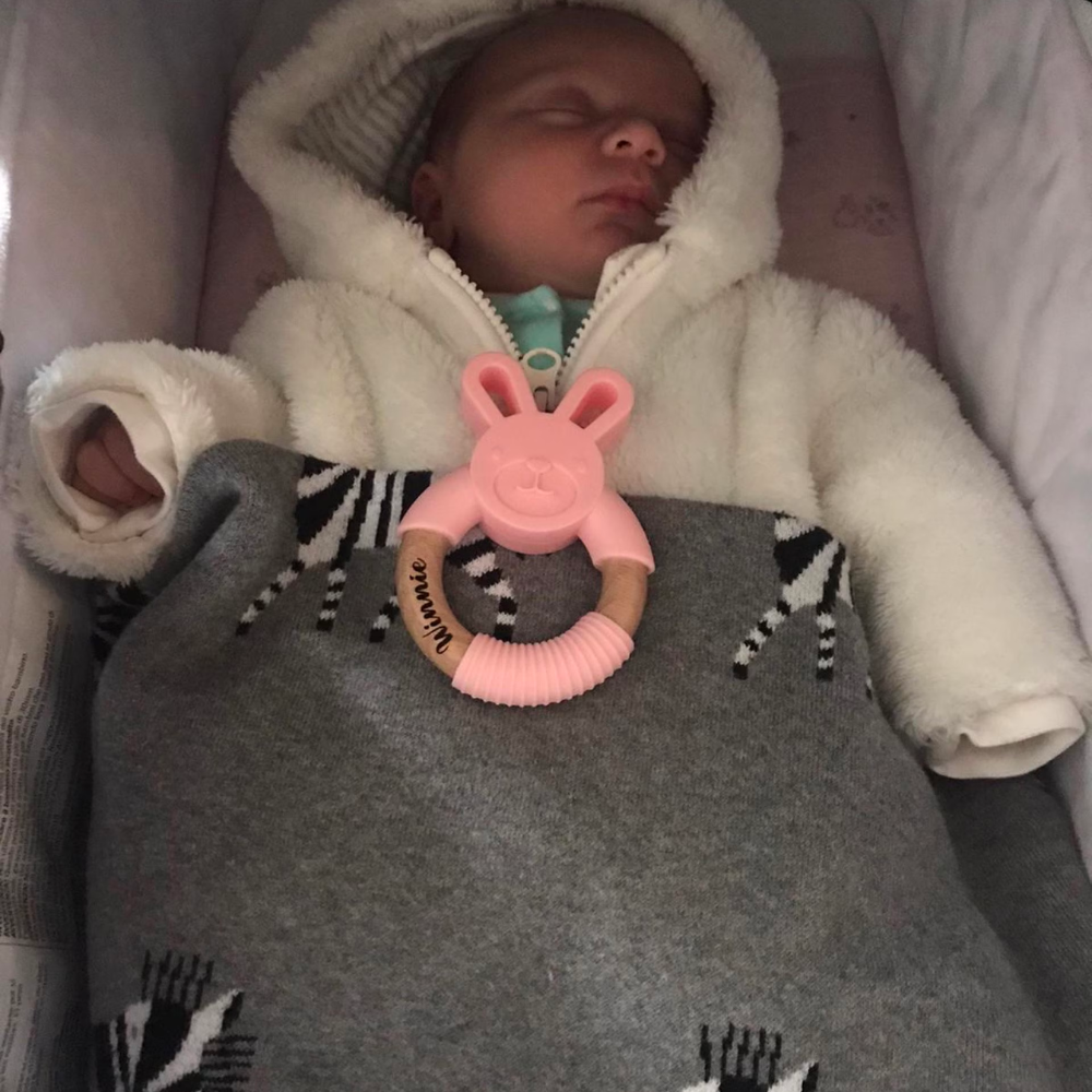 Personalised Food Grade Silicone Baby Toy | CWBaby35