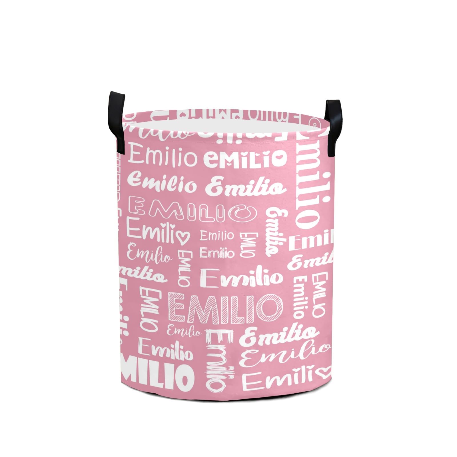 Personalized Laundry Collapsible Baskets with Handle | CWBasket04