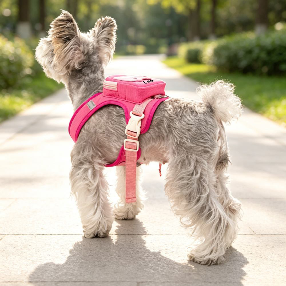 Personalized Cute Mini Backpack Dog Harness | MNAccs113