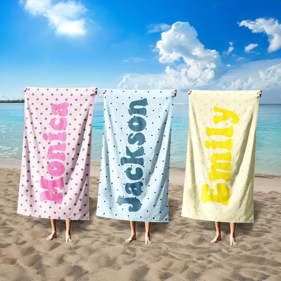Personalized Lovely Kid Towel for Summer & Beach | CWTowel180