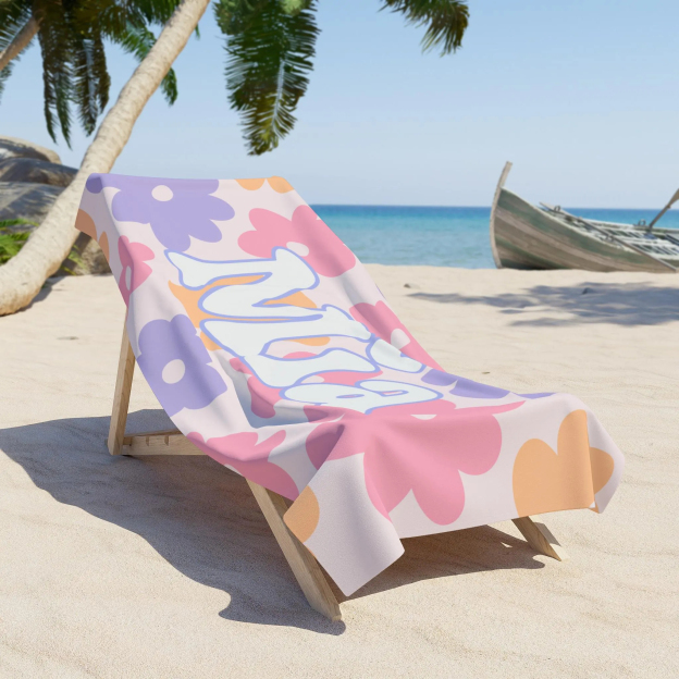 Personalized Lovely Kid Towel for Summer & Beach | CWTowel179