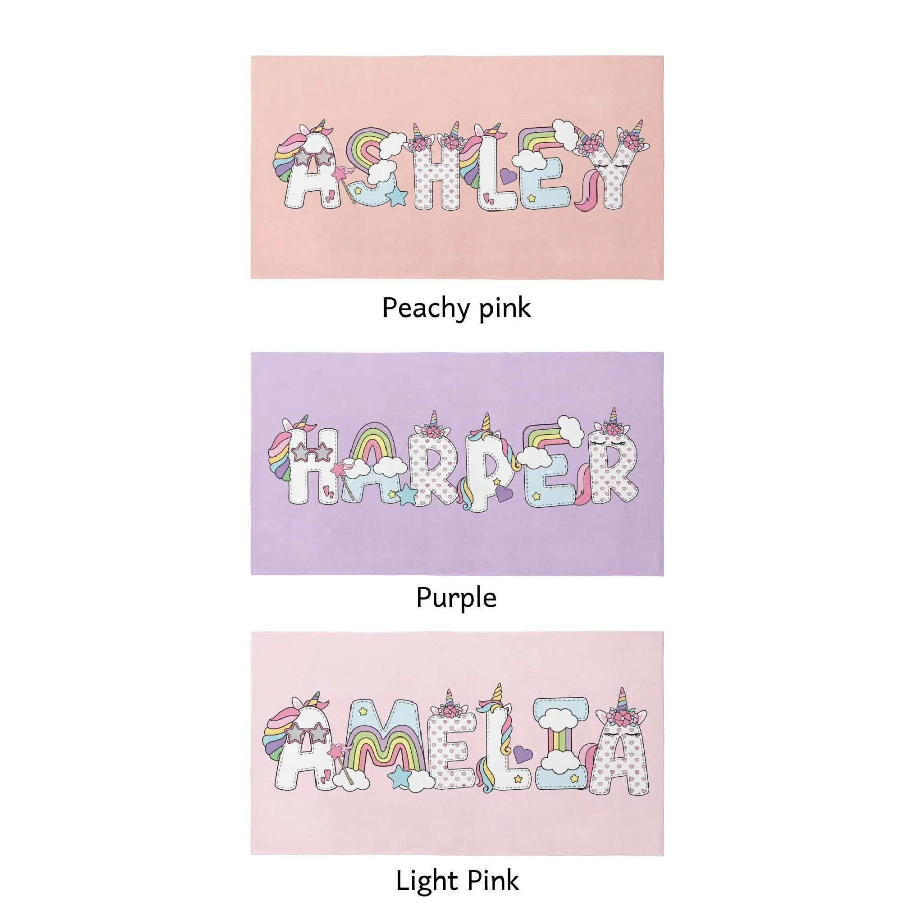 Personalized Lovely Kid Towel for Summer & Beach | CWTowel175