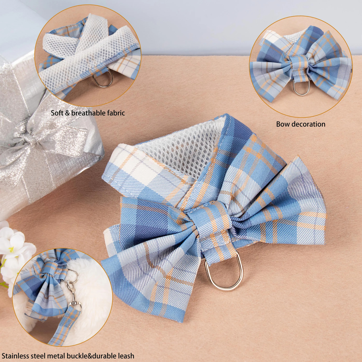 Personalized Embroidered Adjustable Dog Bandana | BKPet299